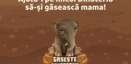 Lansarea aplicației „Găsește Dinoteriul”