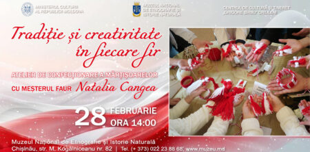 Atelier de confecționare a mărțișoarelor: „Tradiție și creativitate în fiecare fir”