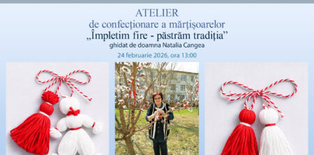 Atelier de confecționare a mărțișoarelor: „Împletim fire – păstrăm tradiția”