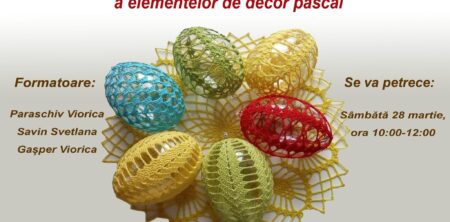 Atelier de croșetare a elementelor de decor pascal