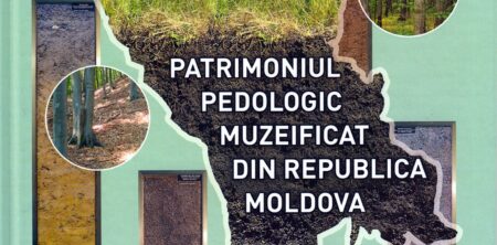 Volumul „Patrimoniul pedologic muzeificat din Republica Moldova”, semnat de Stela Curcubăt, Sergiu Pană, Irina Badiuc.