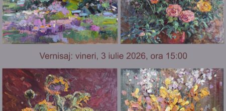 Expoziție de pictură „Armonii florale în creația lui Mihai Ostahi”